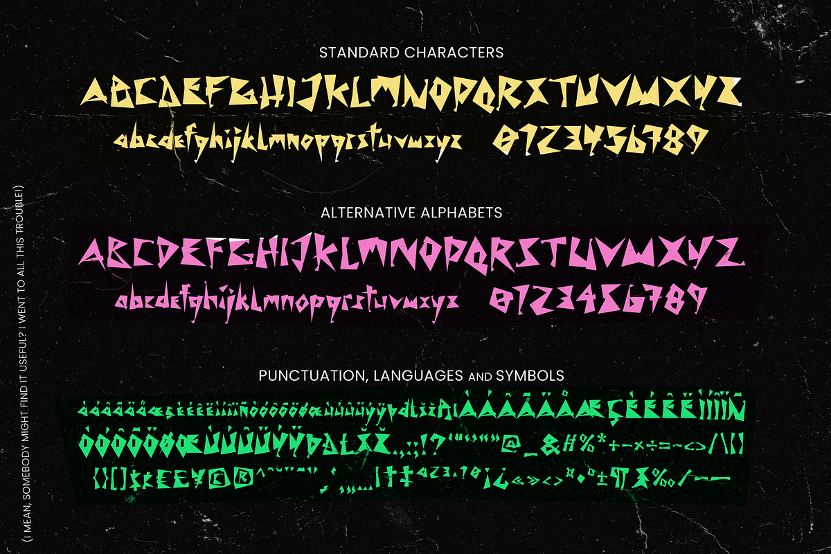 Shock Value - An Expressionist Font, a Font by Wingsart Studio (Photo 3 of 13)