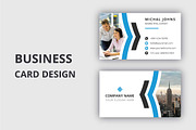 Corporate Business Card Design, a Business Card Template by Pixel Pro (Thumbnail 2 of 4)