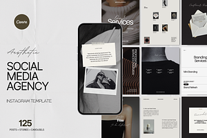 Aesthetic social media Kit