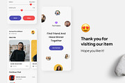 Fechada - Dating Mobile App, an UI Kit Template by Panen Creative (Thumbnail 3 of 3)