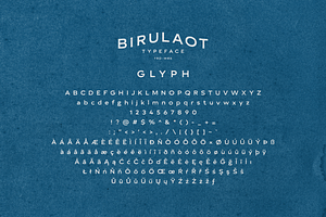 BIRULAOT TYPEFACE