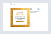 GOLD Social Media Pack, a Social Media Template by MahmoudWally (Thumbnail 5 of 7)