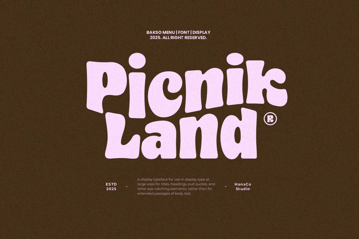Bakso Menu Font, a Font by HansCo Studio (Photo 7 of 10)