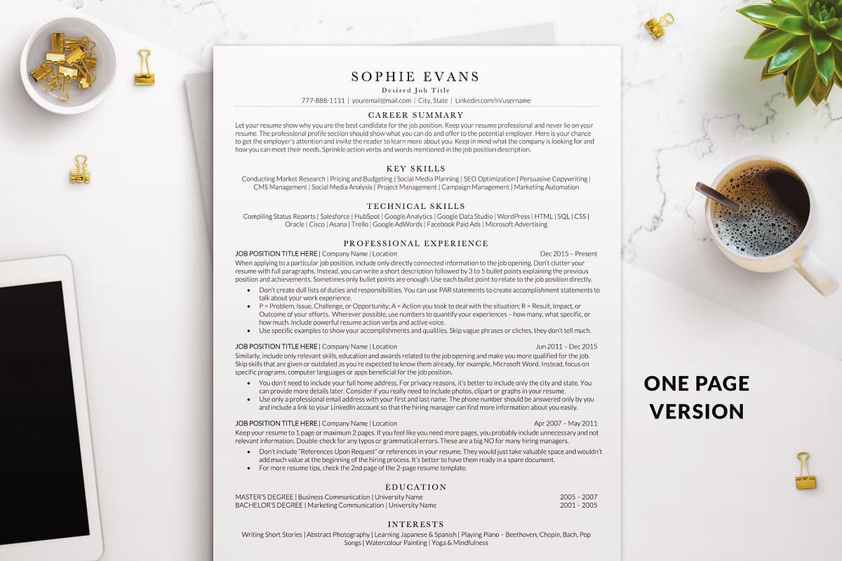Modern ATS Resume Template, a Resume Template by BestResumes.Co (Photo 2 of 9)