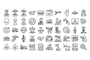 50 UFO and Alien Icons, an Icon by BaconTaco (Thumbnail 5 of 7)