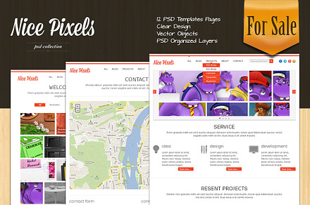 Nice Pixels portfolio template