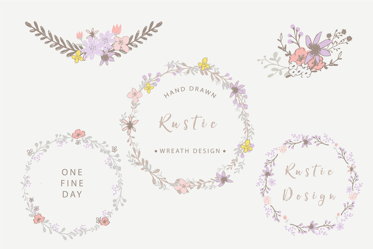 One Fine Day - Rustic Floral Design, a Decorative Illustration by Paperly Studio (Photo 4 of 5)