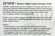 ZENITH - Modern Luxury Serif Font, a Serif Font by OWPictures (Thumbnail 8 of 9)