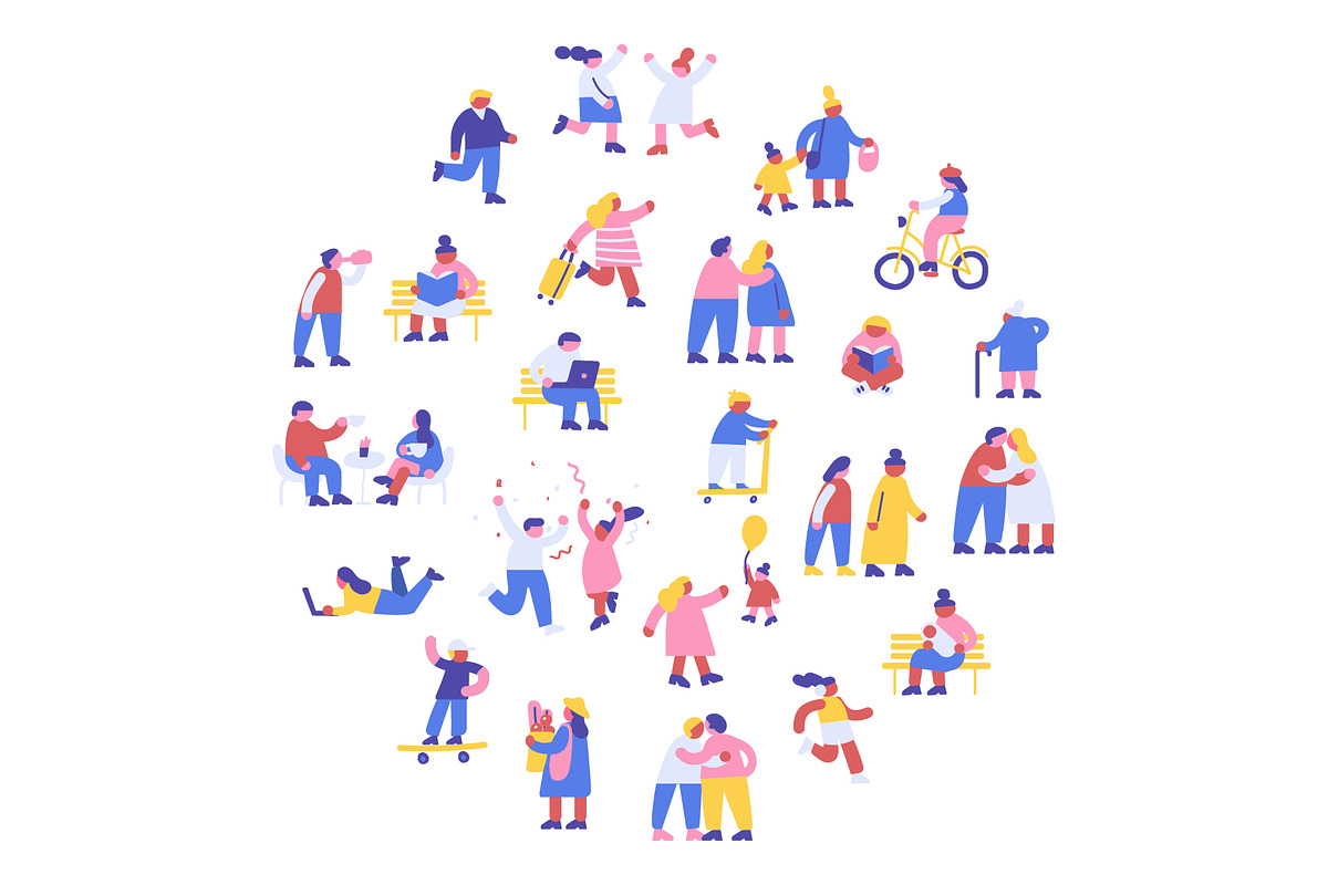 Tiny people crowd, a Person Illustration by Vector_Art (Photo 5 of 12)