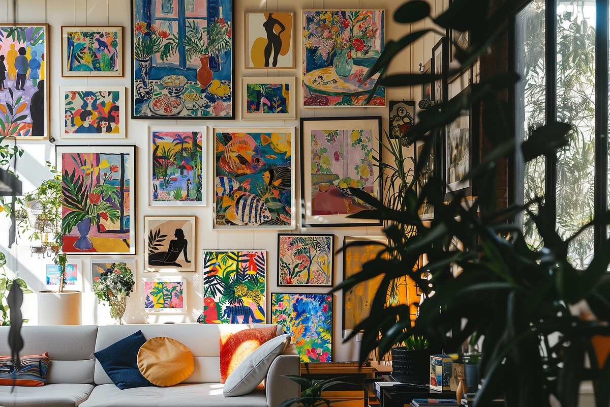 Poster gallery. Matisse 91, a Decorative Illustration by Chikovnaya (Photo 9 of 16)