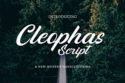 Cleophas Script, a Script Font by Alphaleonis_std (Thumbnail 1 of 6)