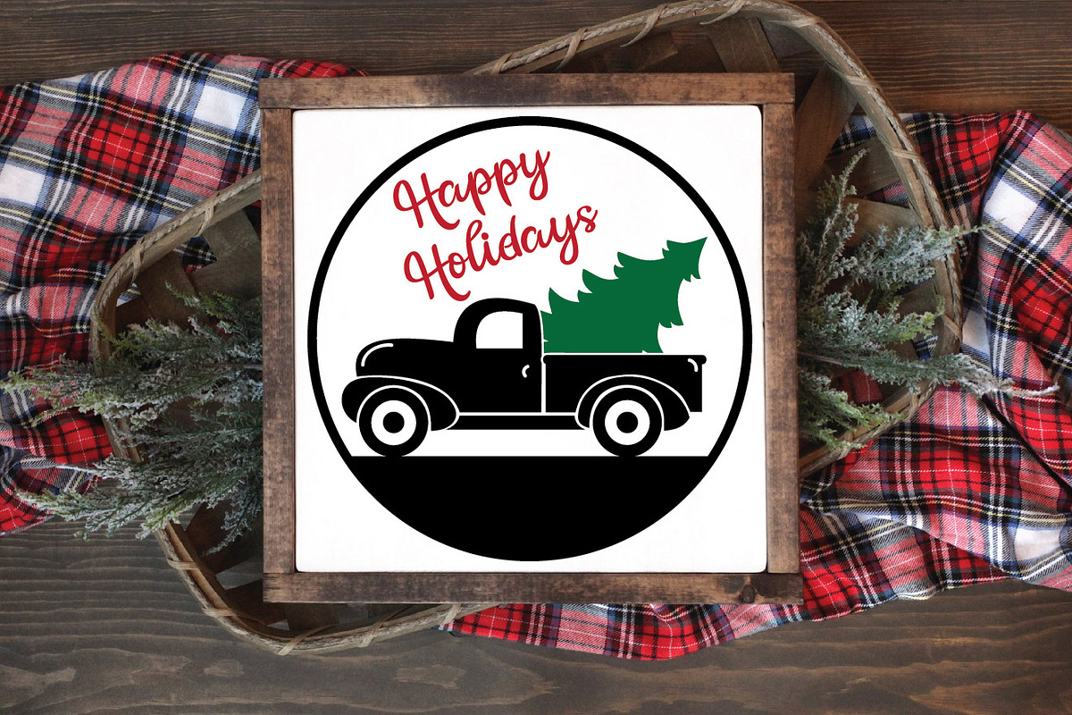 Christmas Ornament SVG File, an Illustration by OldMarket Designs (Photo 7 of 9)