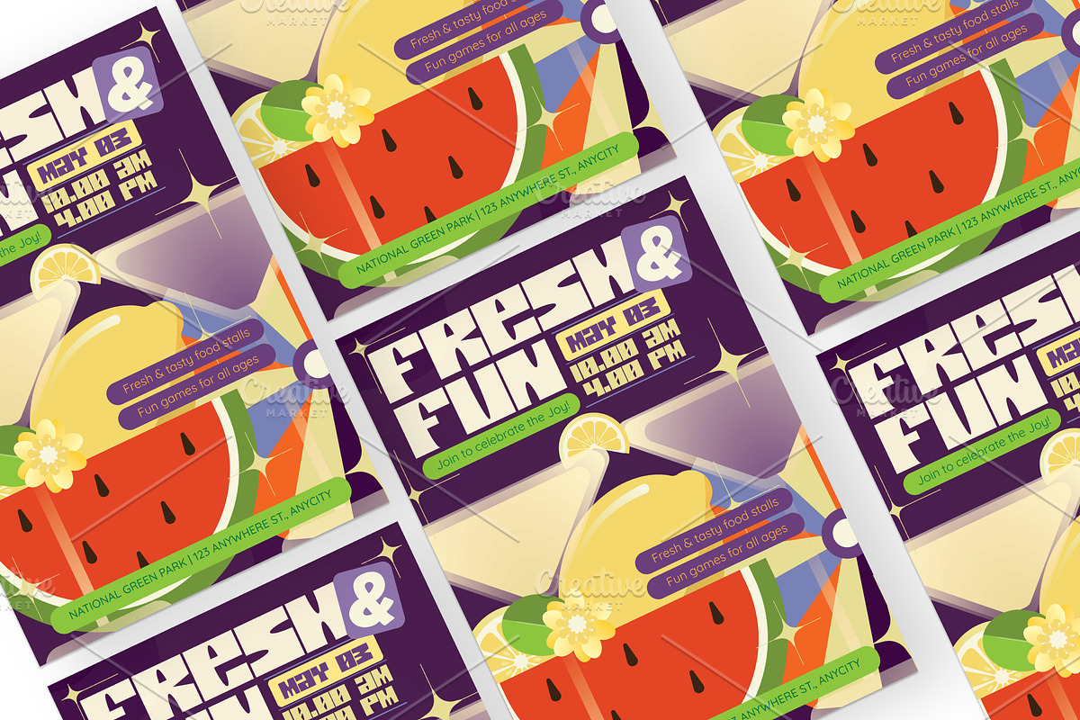 Fresh and Fun - Flyer, a Brochure Template by Izdihaar_Studio (Photo 3 of 4)