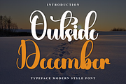 Outside December, a Handwritten Font by InermediaSTUDIO (Thumbnail 1 of 8)