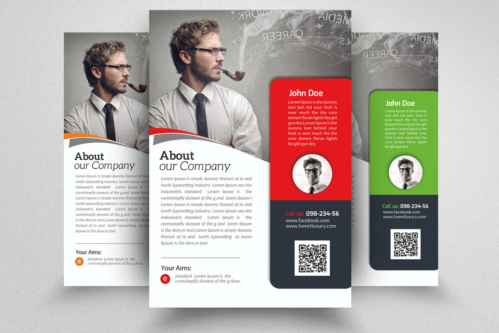 Corporate Business Flyer Template, a Flyer Template by Design Up