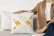 Yellow Otomi Oil Florals, a Texture Graphic by Minky Moo Creations (Thumbnail 15 of 18)