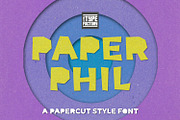 Paper Phil craft font +FREE TEXTURES, a Sans Serif Font by Little Type Factory (Thumbnail 1 of 10)