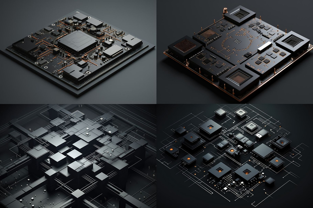 20 Futuristic Motherboards, a Background Graphic by HipFonts (Photo 2 of 6)