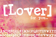 Hand Drawn Font | Lover font, a Font by Leonard Posavec (Thumbnail 2 of 2)