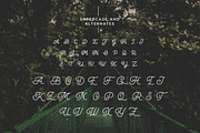 Riverfall Semi Rounded Textured Font, a Script Font by Kaligra.co (Thumbnail 10 of 12)