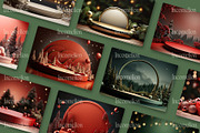 28 Christmas Podium Backgrounds, a Background Graphic by Incomelion (Thumbnail 5 of 6)