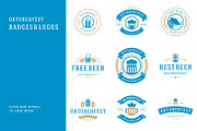 Oktoberfest vintage badges & labels, a Branding & Logo Template by Vasya Kobelev (Thumbnail 20 of 25)