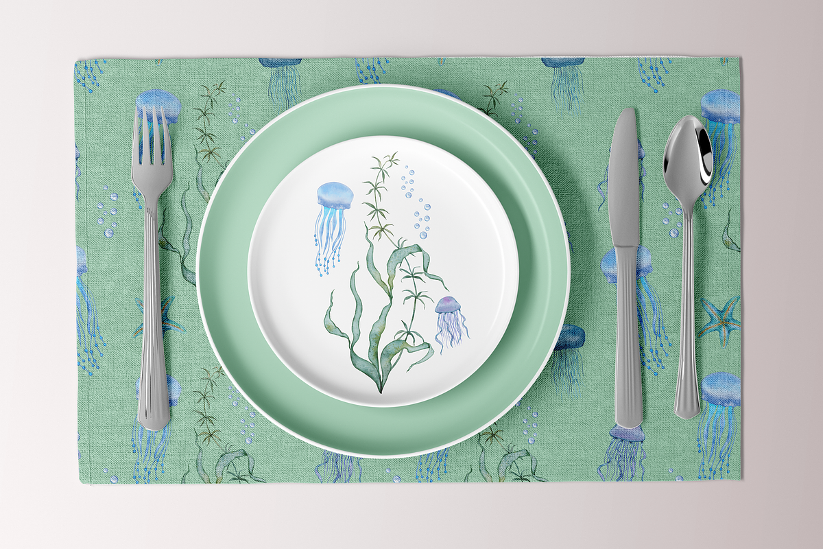 Floating Fish Watercolor Set, a Decorative Illustration by Aurella Art (Photo 9 of 12)