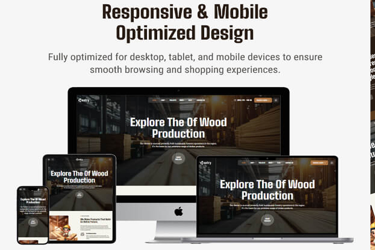 Satry Woodworking Shopify Theme, a Shopify Template by apollotheme (Photo 2 of 2)