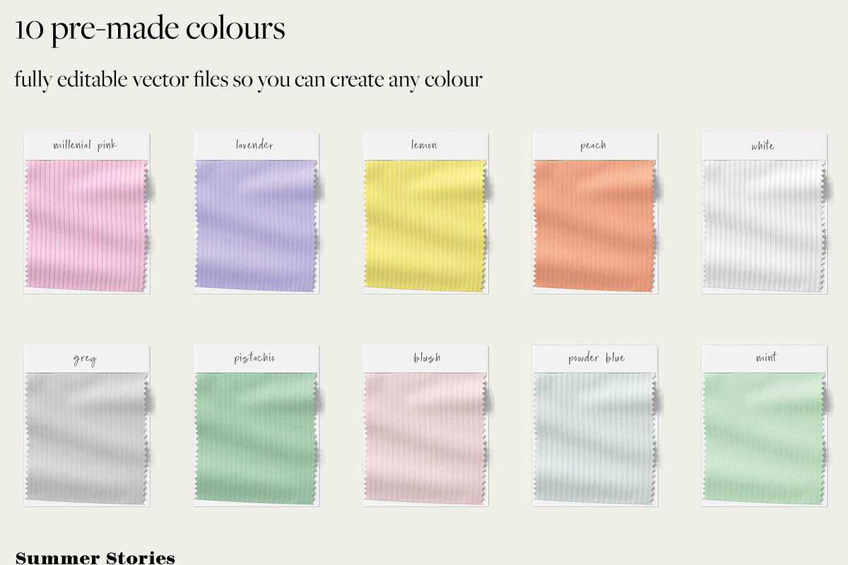 Hi Res Ribbed Jersey Fabric Vectors, a Pattern Graphic by Summer Stories (Photo 2 of 4)