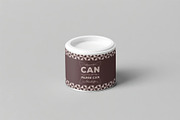 Paper Can Mock-up, a Cups & Container Mockup by zippypixelstudio (Thumbnail 5 of 14)