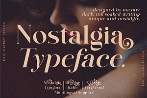 Nostalgia Typeface
