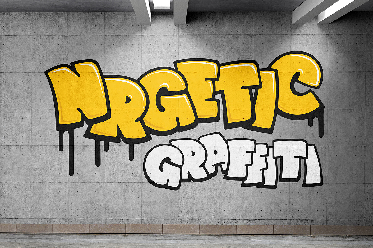 Funzino Graffiti Layered Font, a Symbol Font by Sentavio (Photo 6 of 6)