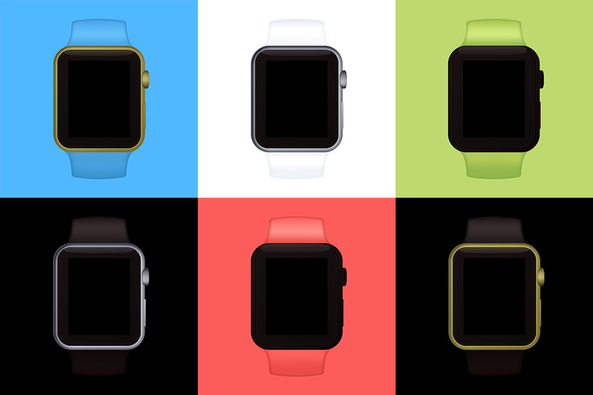 Minimus Apple Watch Mockups, a Product Mockup by DavidElgena (Photo 2 of 5)
