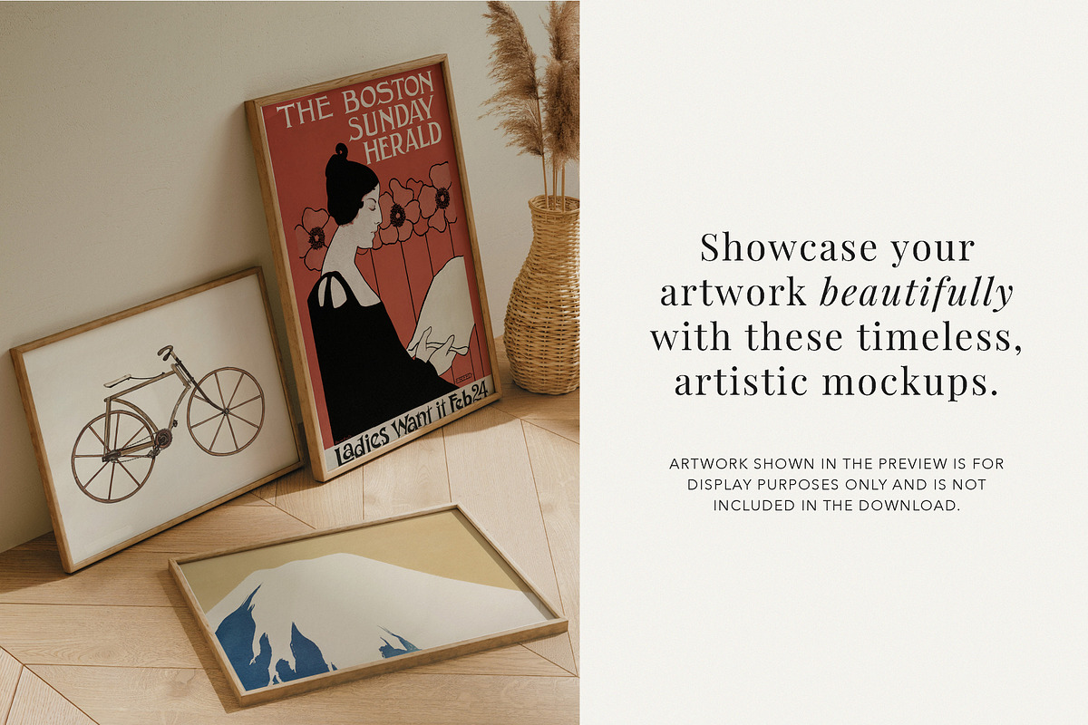 Gallery Wall Frame Set Mockup, a Mockup by Paper Flowers Studio (Photo 4 of 5)