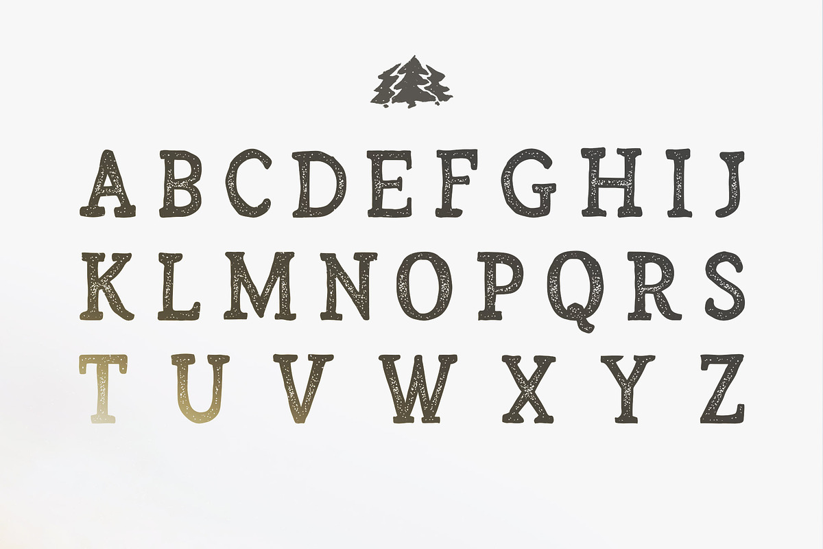 Arber Vintage font preview 3