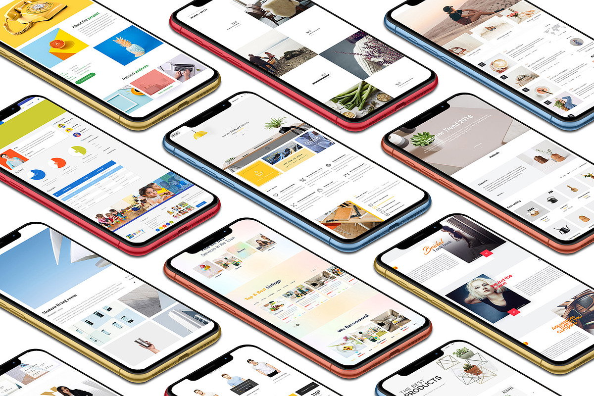 3D iPhone Presentation Mock-Up 24, an iPhone Mockup by Graphicsworld125 (Photo 4 of 9)