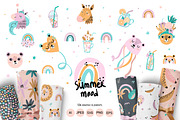 Summer vibes baby illustrations, an Animal Illustration by OxanaTally (Thumbnail 1 of 14)