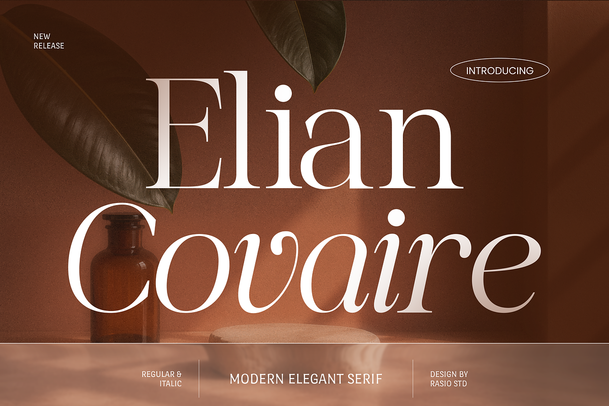 Elian Covaire Modern Elegant Font, a Serif Font by Rasio Studio (Photo 1 of 10)