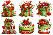 Valentine Gift Box Clipart, an Illustration by Daily.Designs (Thumbnail 4 of 8)