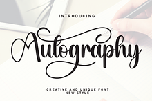 Autography | Script Font