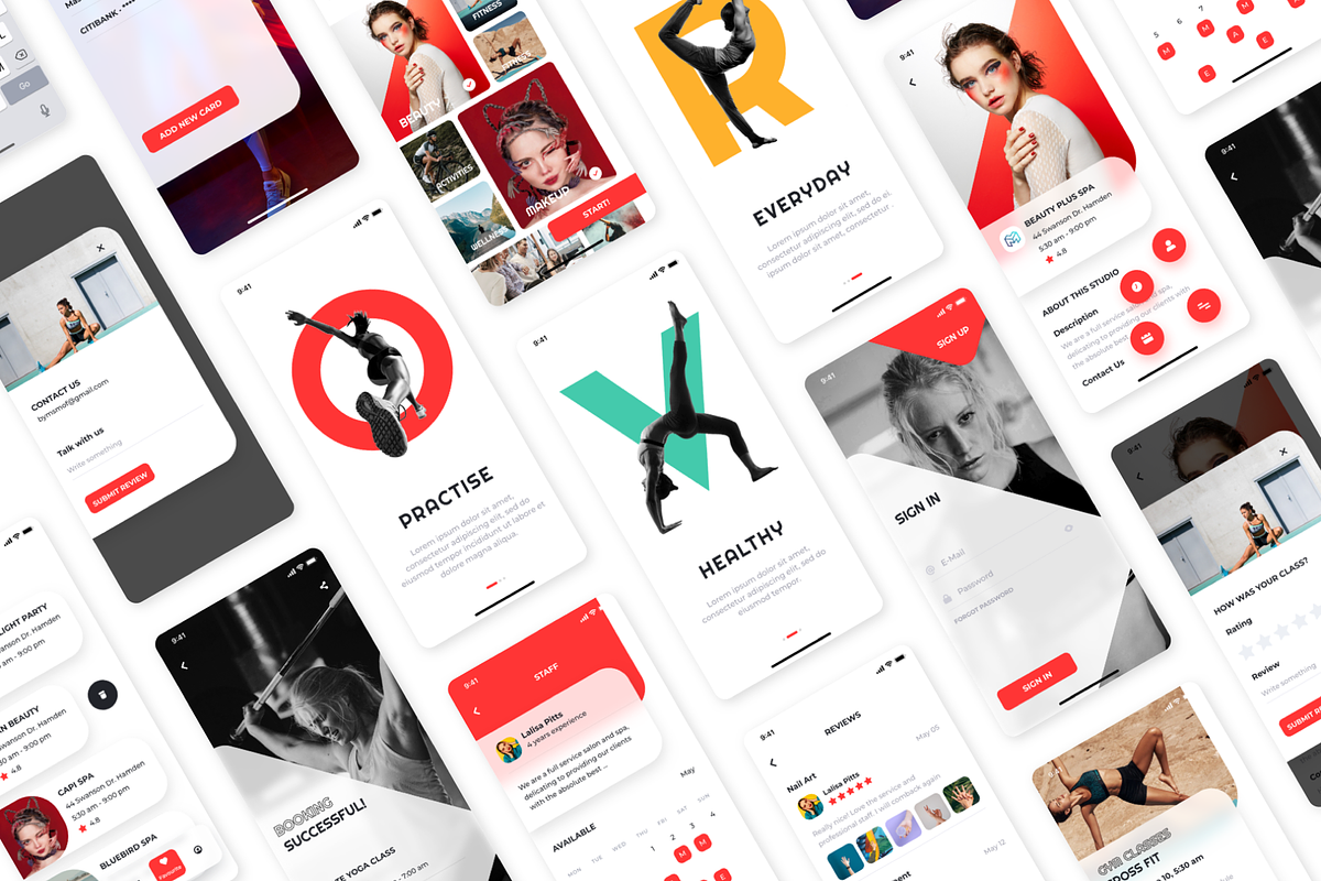 Overrun - Fitness, Beauty & Events B, an UI Kit Template by Bymsmof (Photo 5 of 6)
