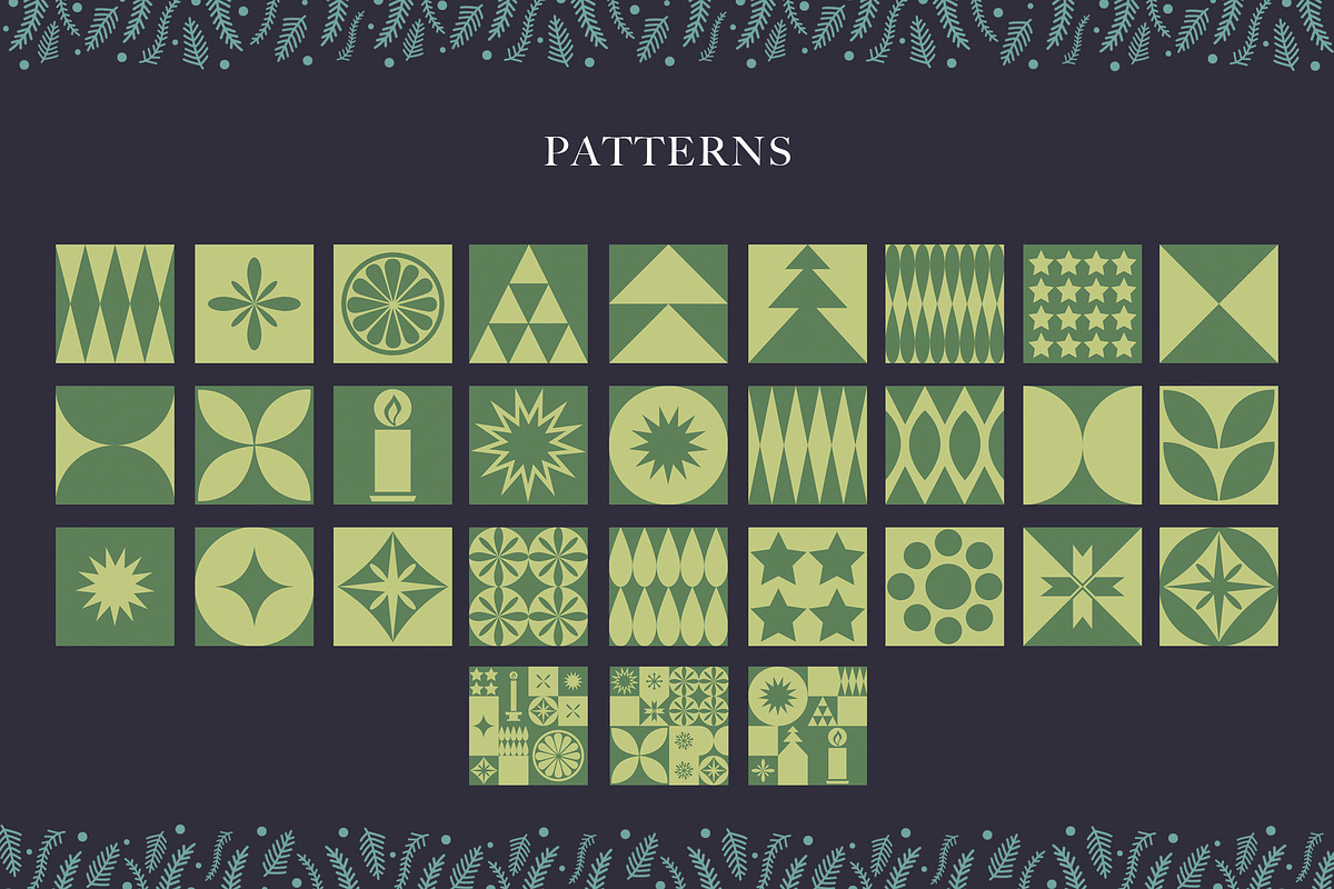 Christmas Graphic Vector Set, a Pattern Graphic by Deveze Art & Co (Photo 9 of 10)