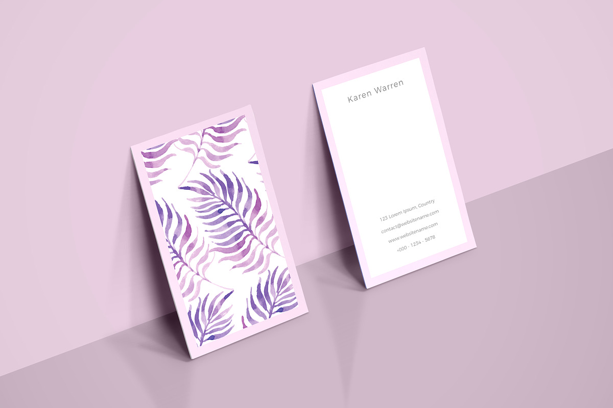 5 Botanical Business Card Bundle, a Business Card Template by RCDesigns (Photo 2 of 6)