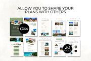 Mobile Travel Itinerary Template, a Templates & Theme by Digital By Nikoleta (Thumbnail 2 of 9)