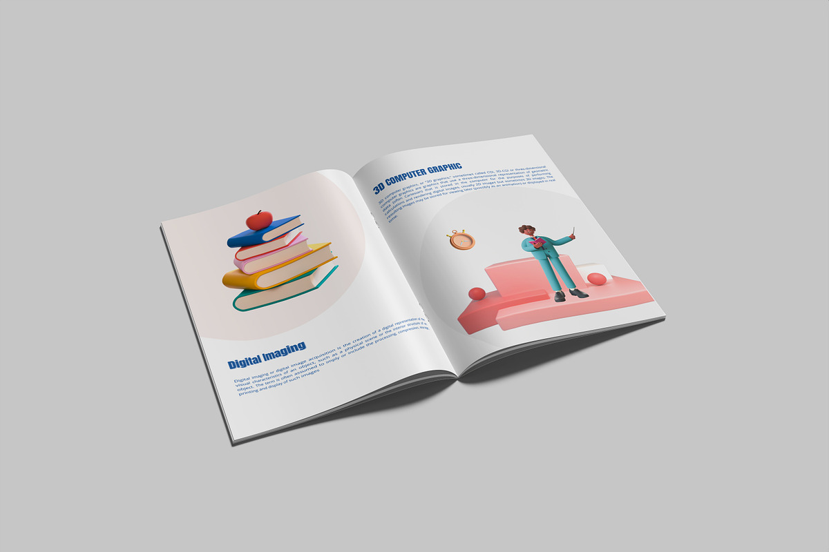 A4 Magazine Mockup, a Print Template by rahmatmoscae (Photo 7 of 16)
