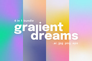 4 in 1 Gradient Backgrounds Bundle, a Background Graphic by stasylionet (Thumbnail 1 of 23)