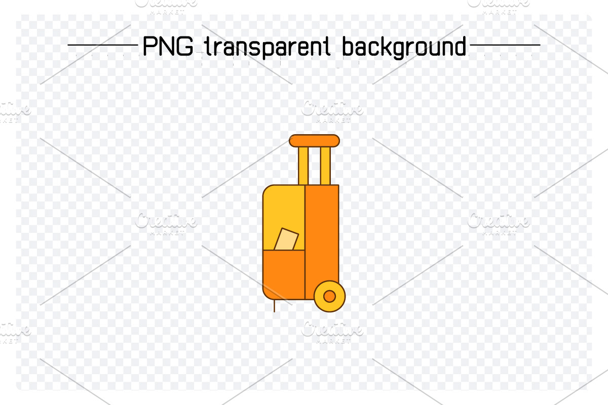 Luggage and travel bag icons set, a Graphic by Designfour (Photo 3 of 6)
