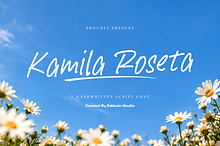 Kamila Roseta – Handwritten Font