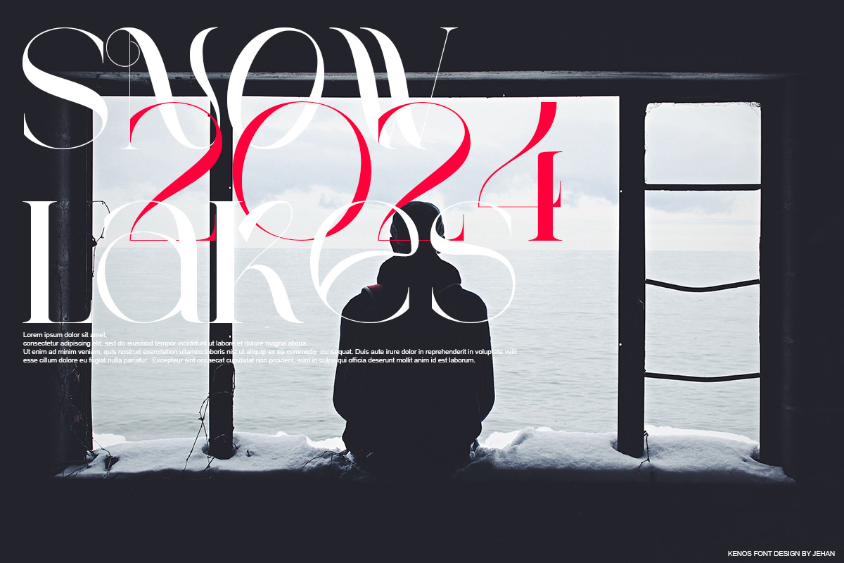 Kenos, a Serif Font by Bramcreative (Photo 2 of 5)