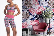 Pink Hydrangea Floral Seamless Tile, a Pattern Graphic by Gullenda (Thumbnail 6 of 6)